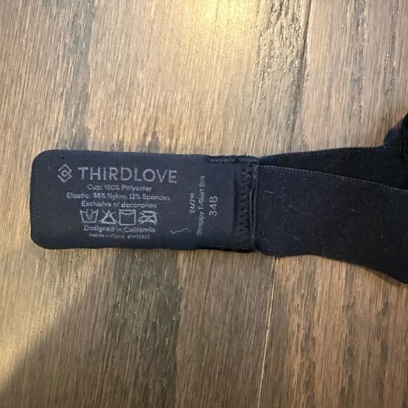 ThirdLove Strappy T-Shirt Bra 34B – Teal - Picture 3 of 4